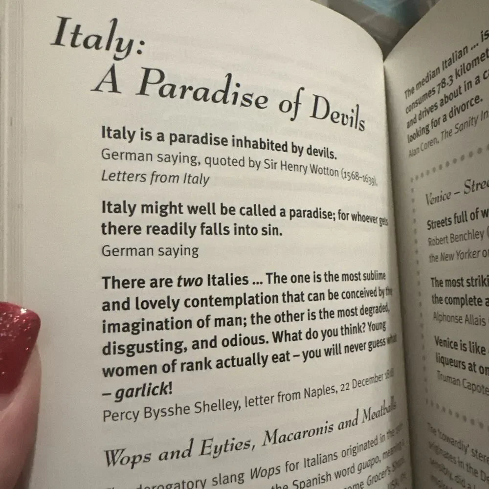 The Big‎ Book of National Insults: 1001 Xenophobic Quips and Quotes